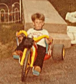 dave on big wheel