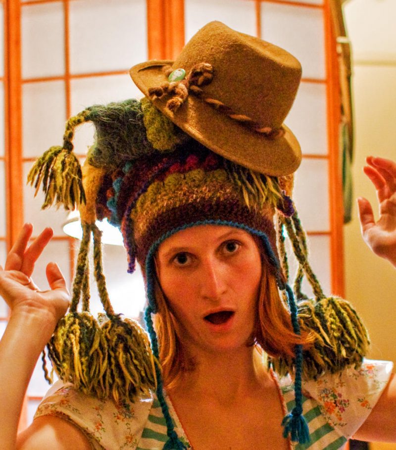 wearing too many hats