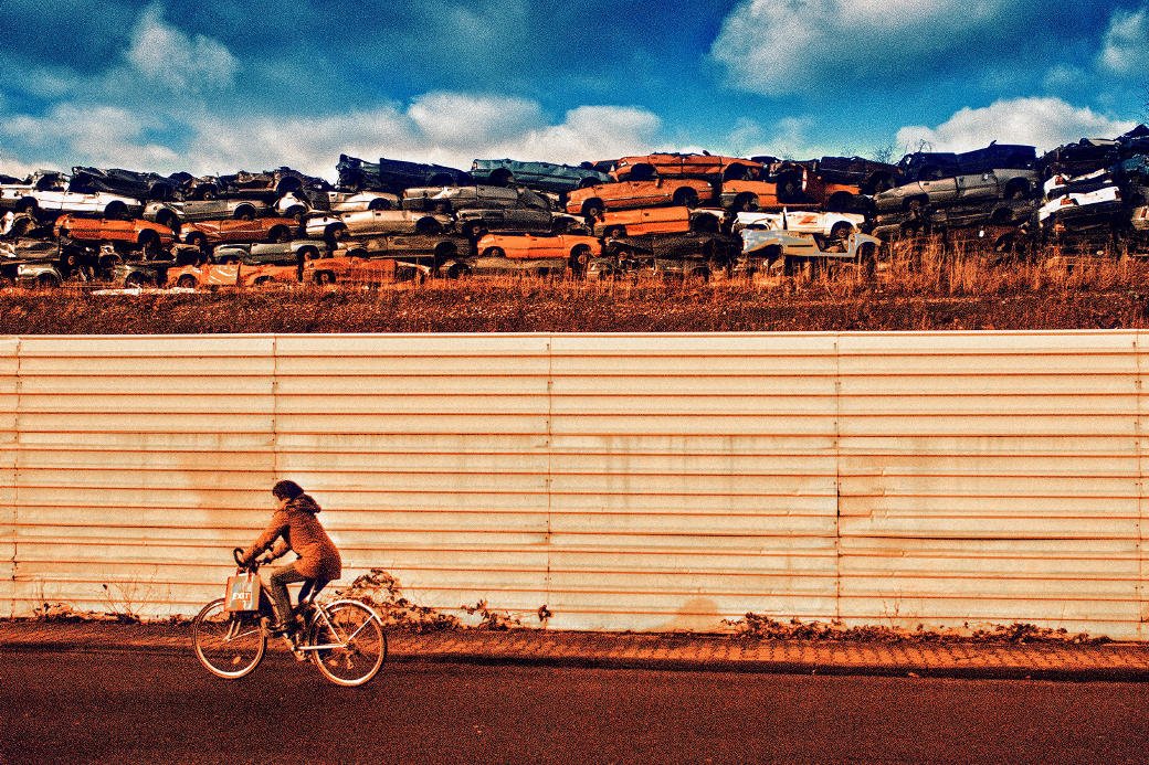 saving the world on a bicycle