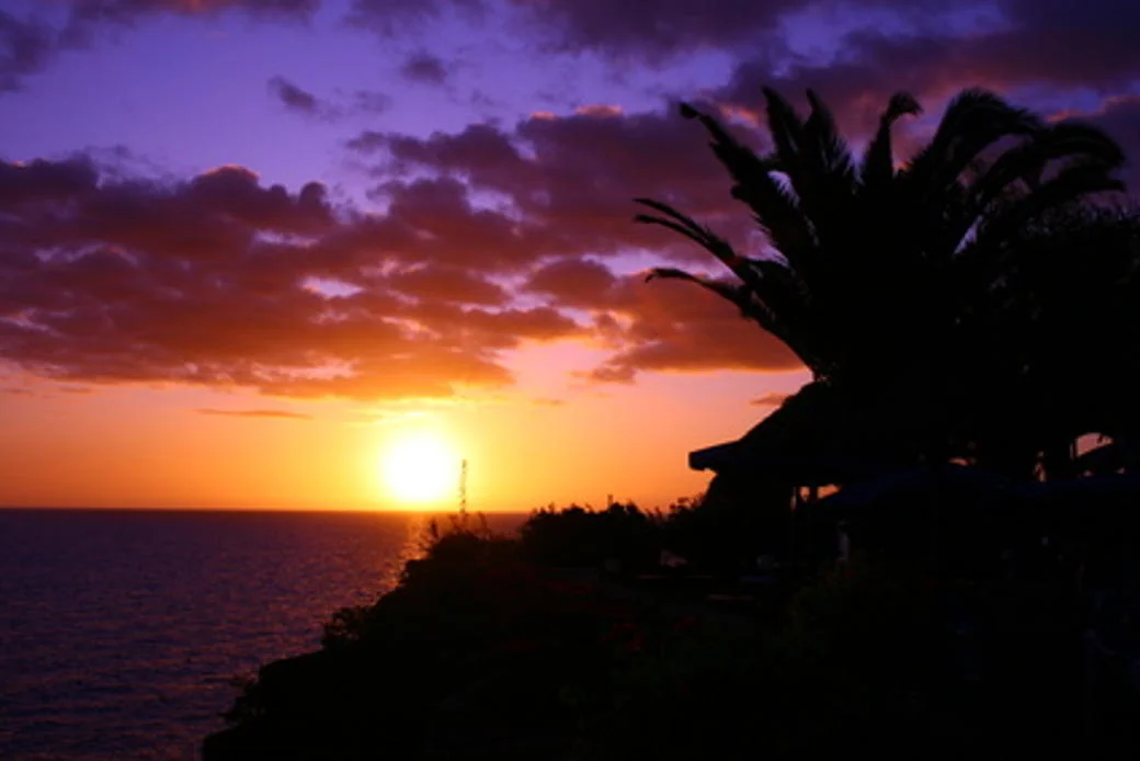 tropical sunset
