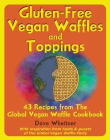 gluten-free vegan waffles and toppings book cover