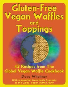 gluten-free vegan waffles and toppings book cover
